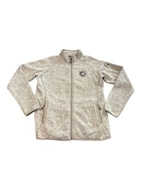 Women's Heathered Grey Full-Zip Fleece Fossa Jacket (Monterey Bay Aquarium Logo)